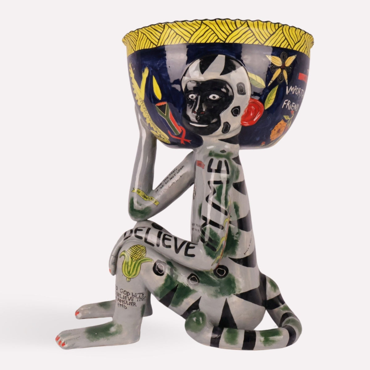 Wonderboy Wisdom Planter and Sculpture