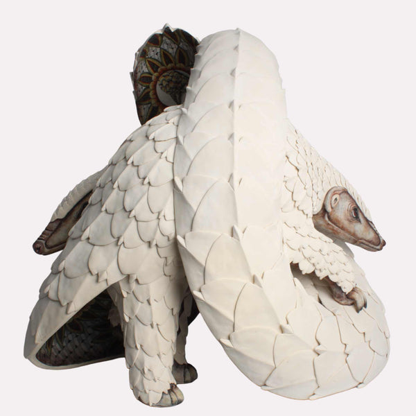 Double Pangolin Sculpture