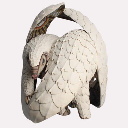 Double Pangolin Sculpture