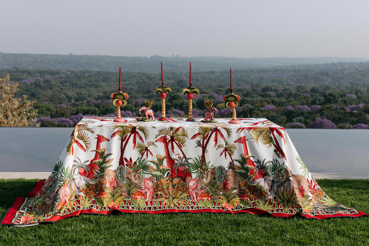 Palm Parade Tablecloth