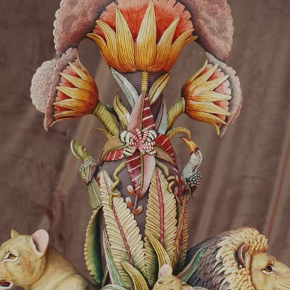 Lion Phinda Pride Vessel, created in celebration of Ardmore's 40th Anniversary.