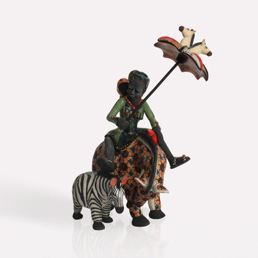 Zebra and Foal Rider