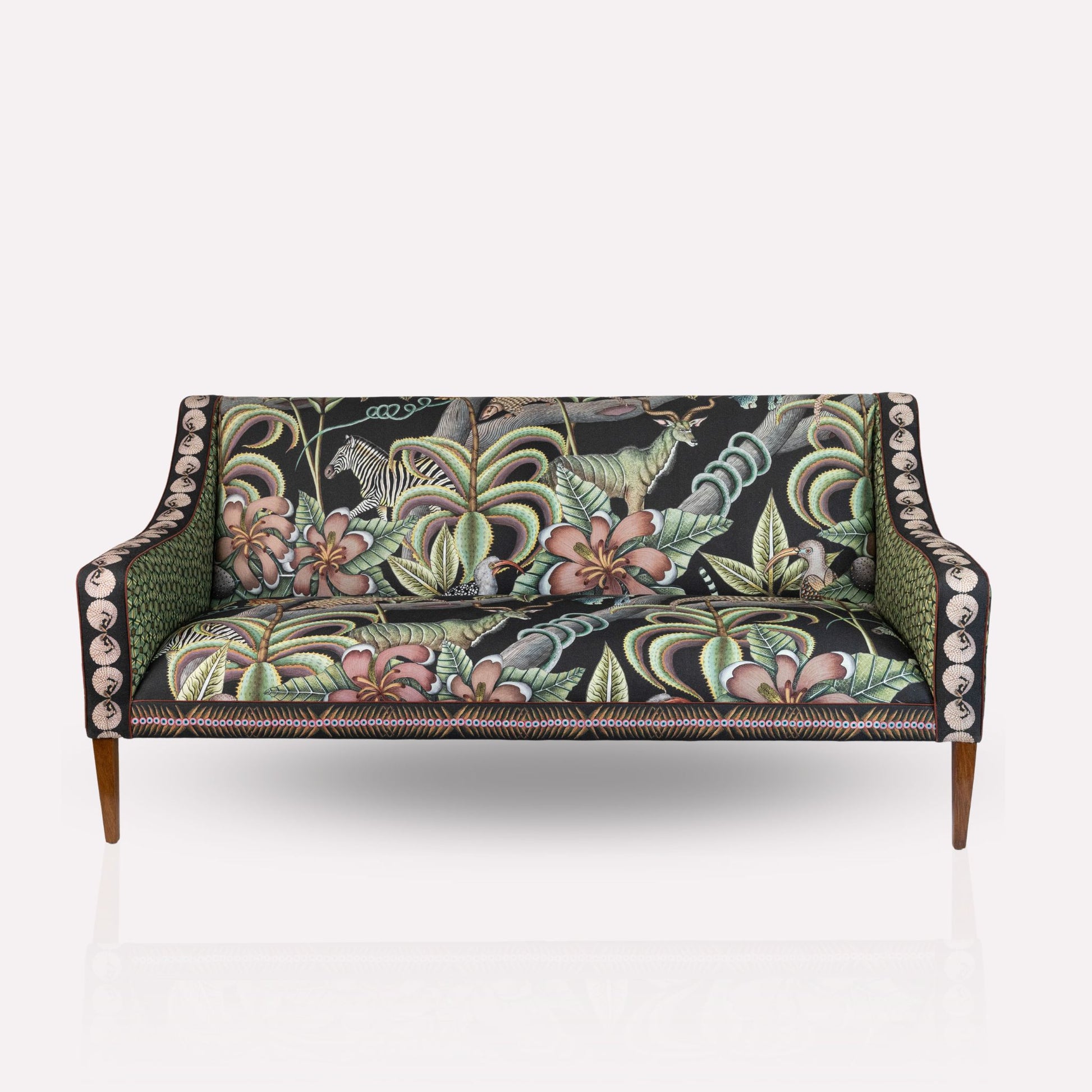 Top-down angle of the Ardmore Thanda Sofa Limited Edition, emphasising its plush upholstery and detailed craftsmanship.