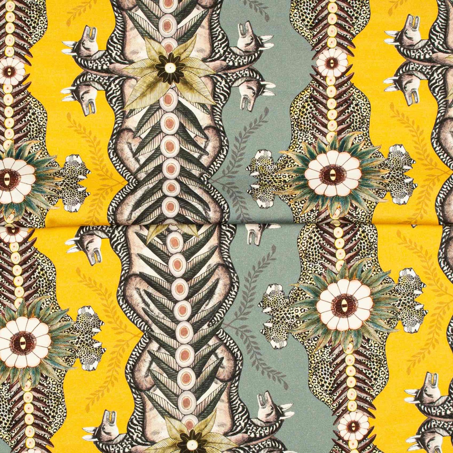 Bush Bandits Butter Dust Fabric