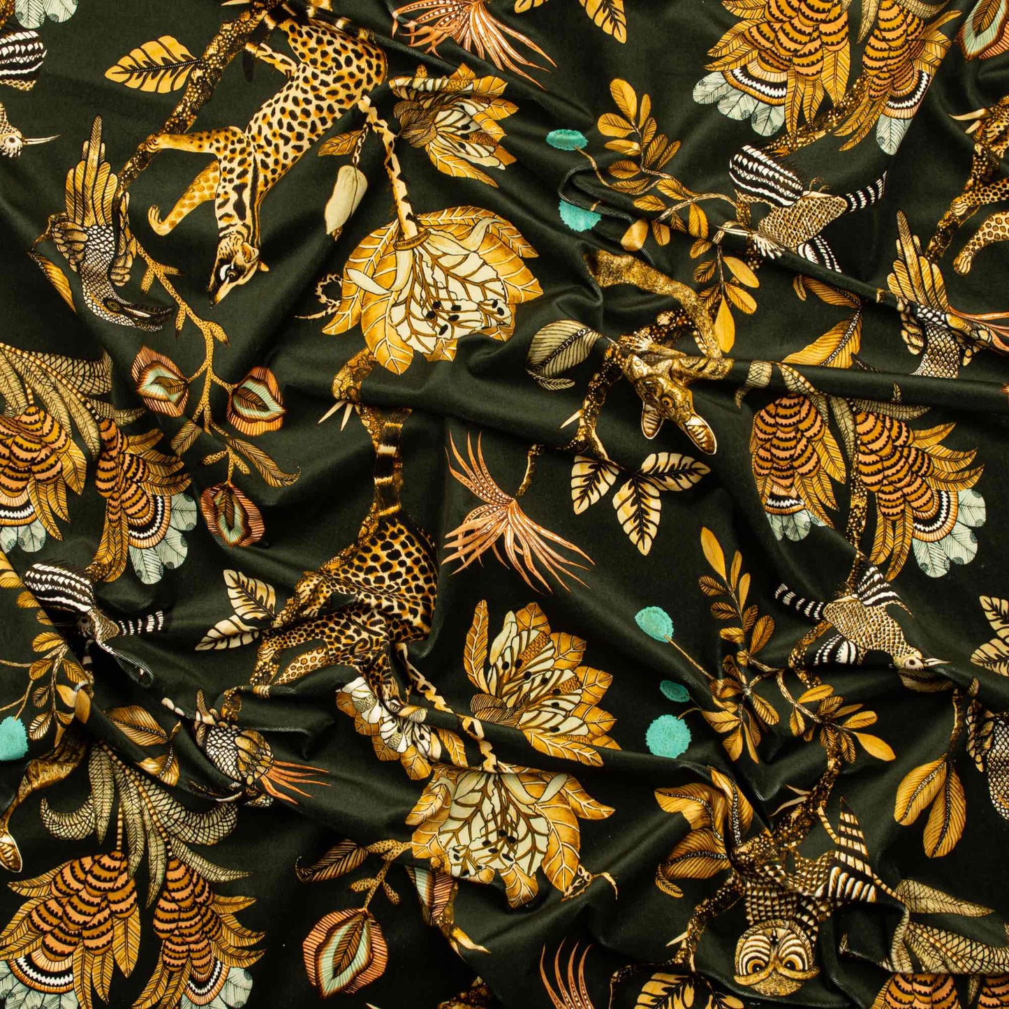 Camp Critters Dusk Velvet Fabric