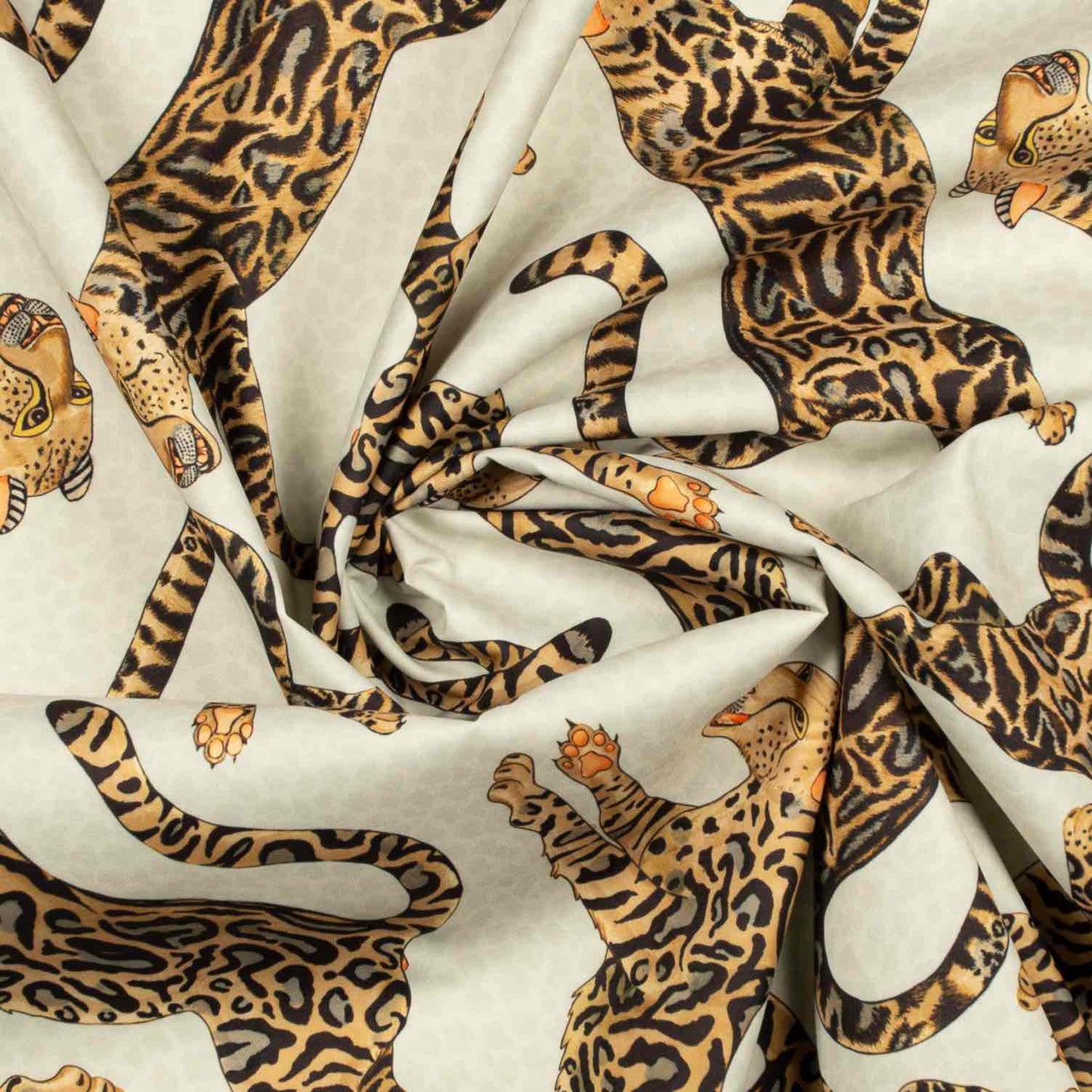 Cheetah Kings Stone Outdoor Fabric