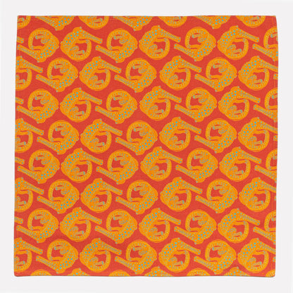 Croco Napkins Sunset (pair)