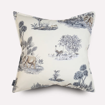Thanda Toile Stone Outdoor Cushion Cover