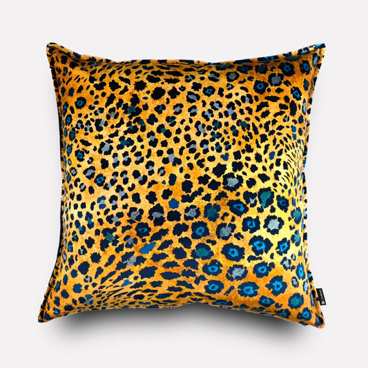 Safari Spot Midnight Velvet Cushion Cover