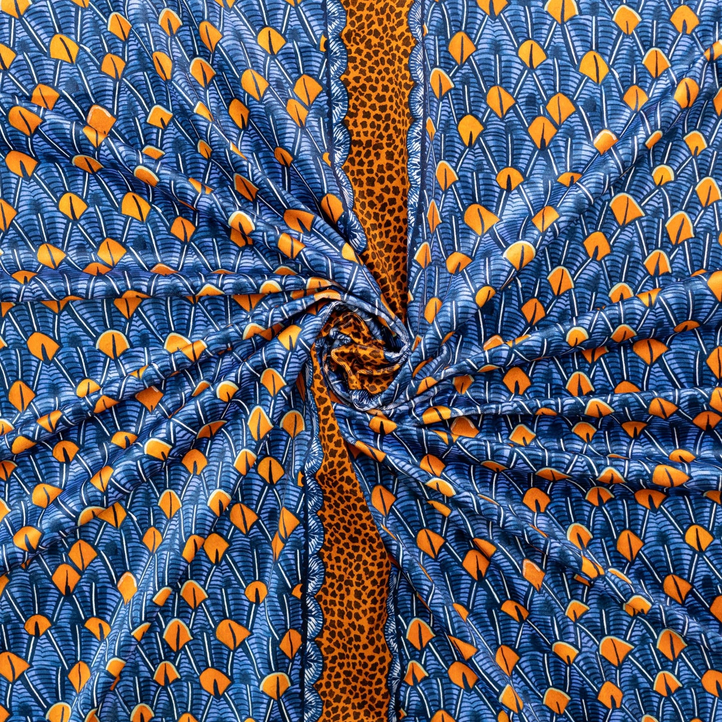 Feather Royal Velvet Fabric