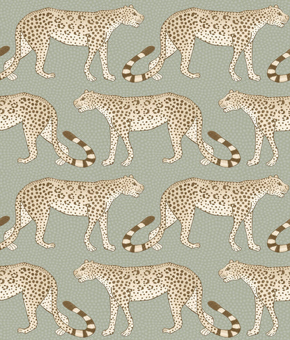 Leopard Walk Wallpaper
