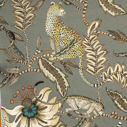 Monkey Bean Ash Linen Fabric
