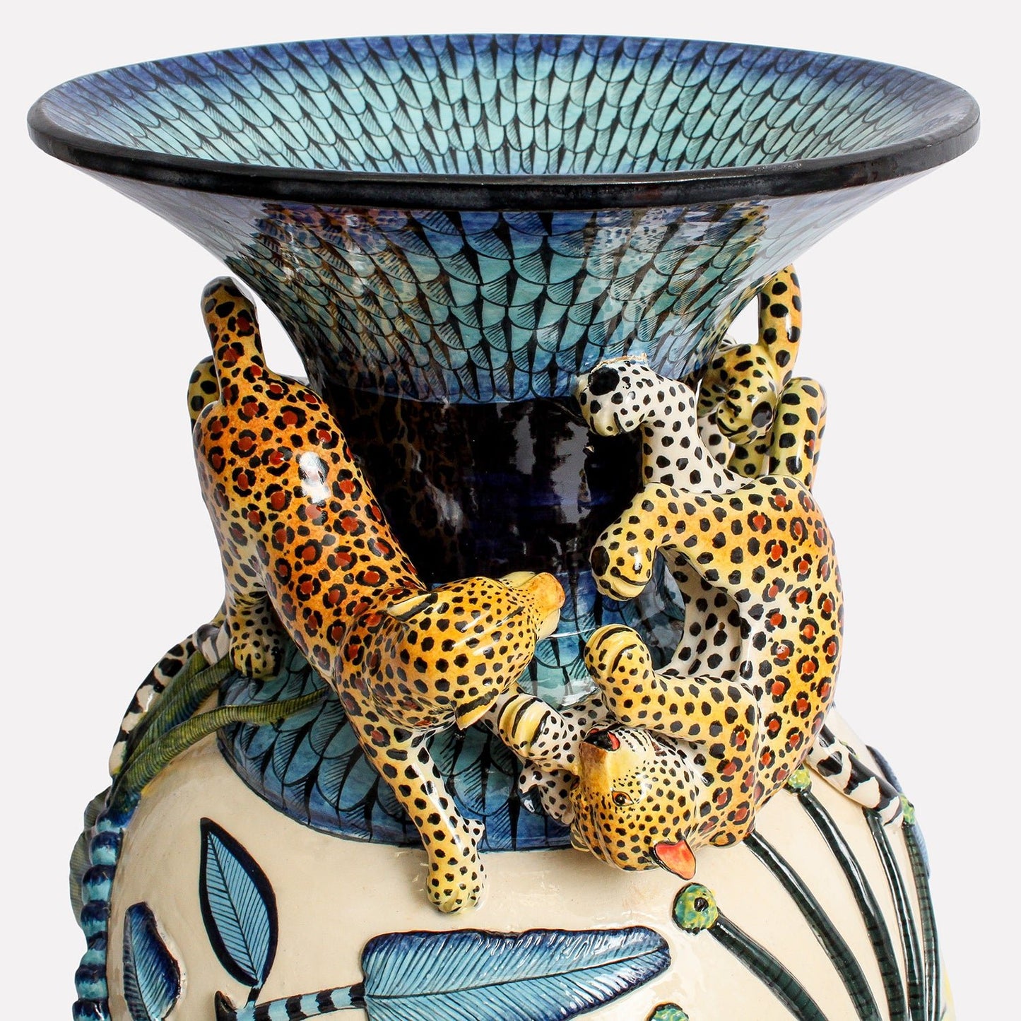 Tanzanite Leopard Vase
