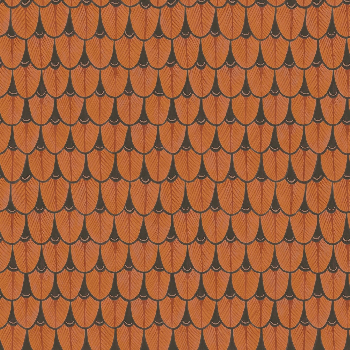 A striking, vibrant burnt orange version that adds warmth and artistic depth to any space.