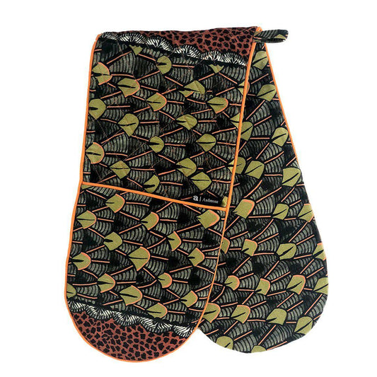 Oven Mitts Feather River Green-Tea Towels-Ardmore Design