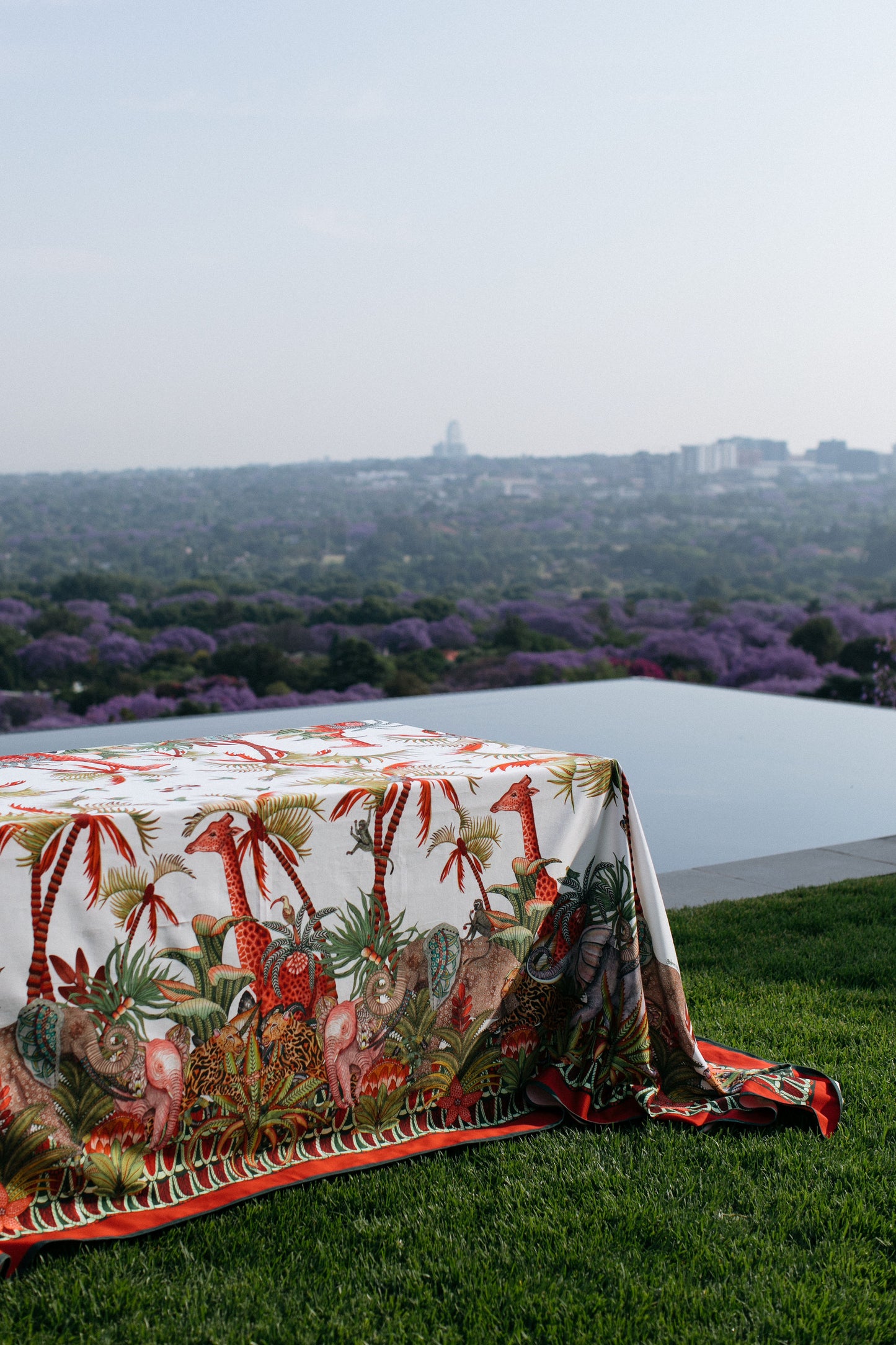 Palm Parade Sqaure Tablecloth