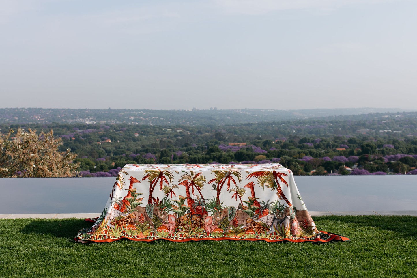 Palm Parade Sqaure Tablecloth