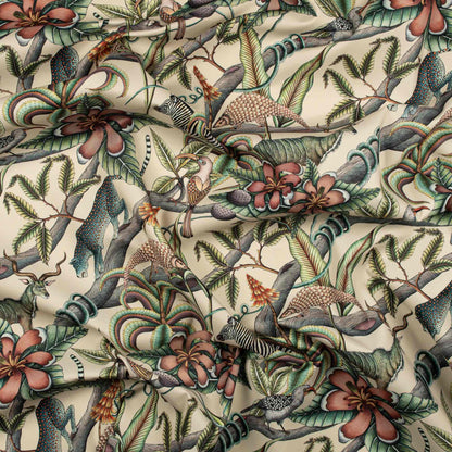 Pangolin Park Chalk Outdoor Fabric