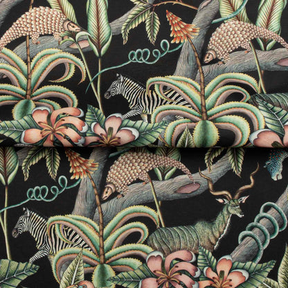 Pangolin Park Night Outdoor Fabric