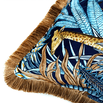 Sabie Forest Dawn Fringed Cushion Cover-Cushion-Ardmore Design