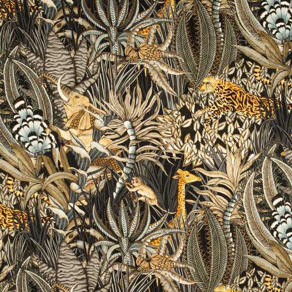 Sabie Forest Moonlight Velvet Fabric