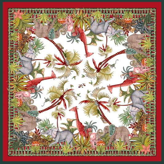 Palm Parade Sqaure Tablecloth