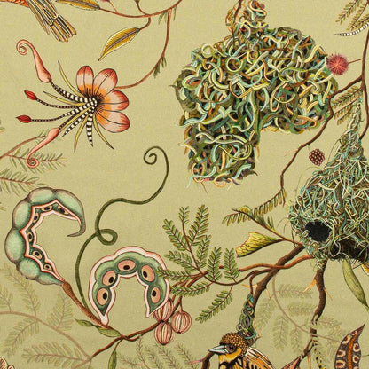 Thanda Nests Delta Linen Fabric