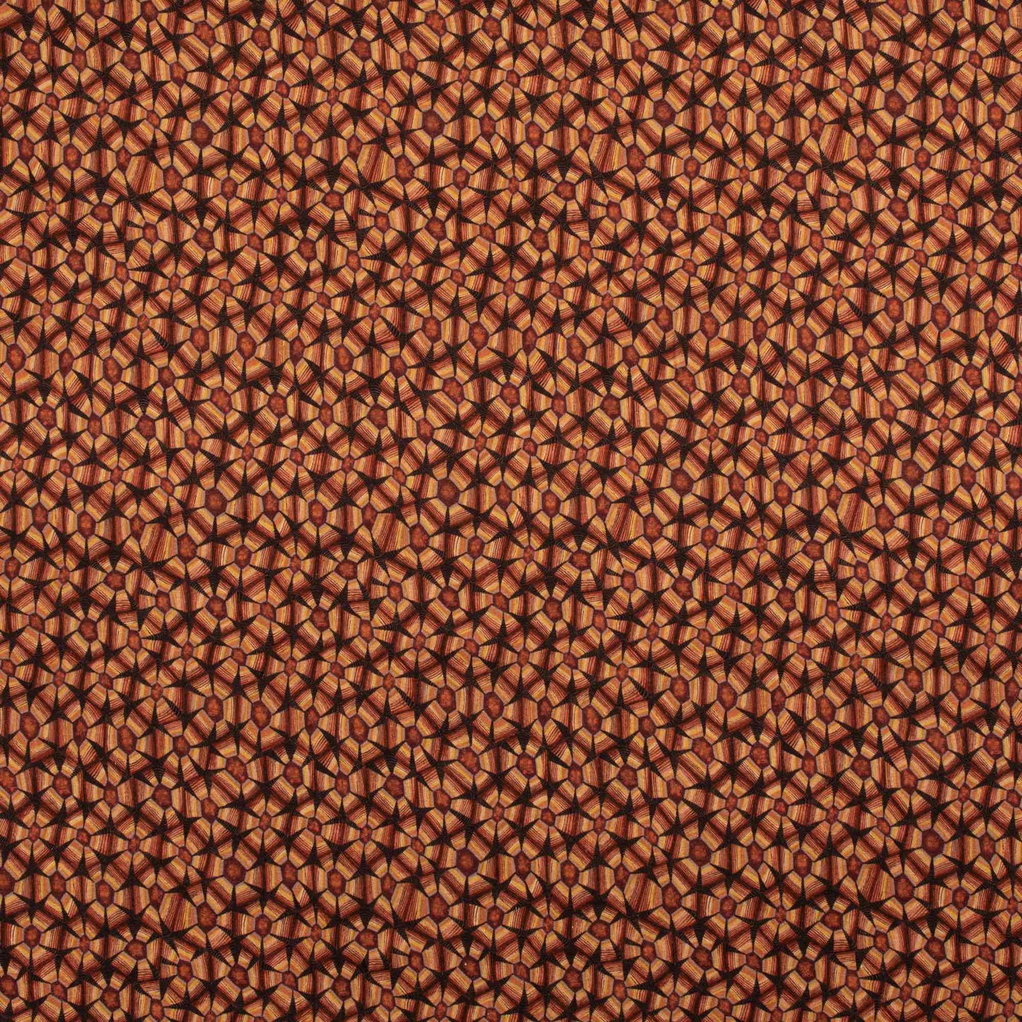 Thanda Tortoise Plum Linen Fabric