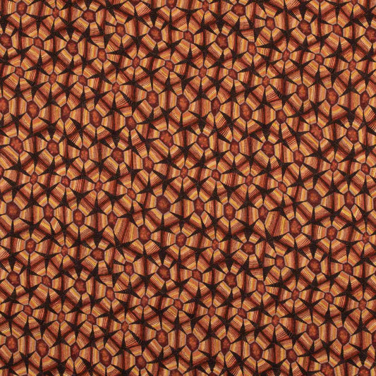 Thanda Tortoise Plum Linen Fabric