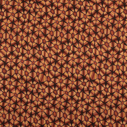 Thanda Tortoise Plum Linen Fabric