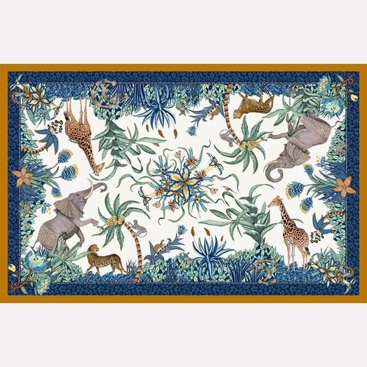 Sabie Satinette Tablecloth in Tanzanite