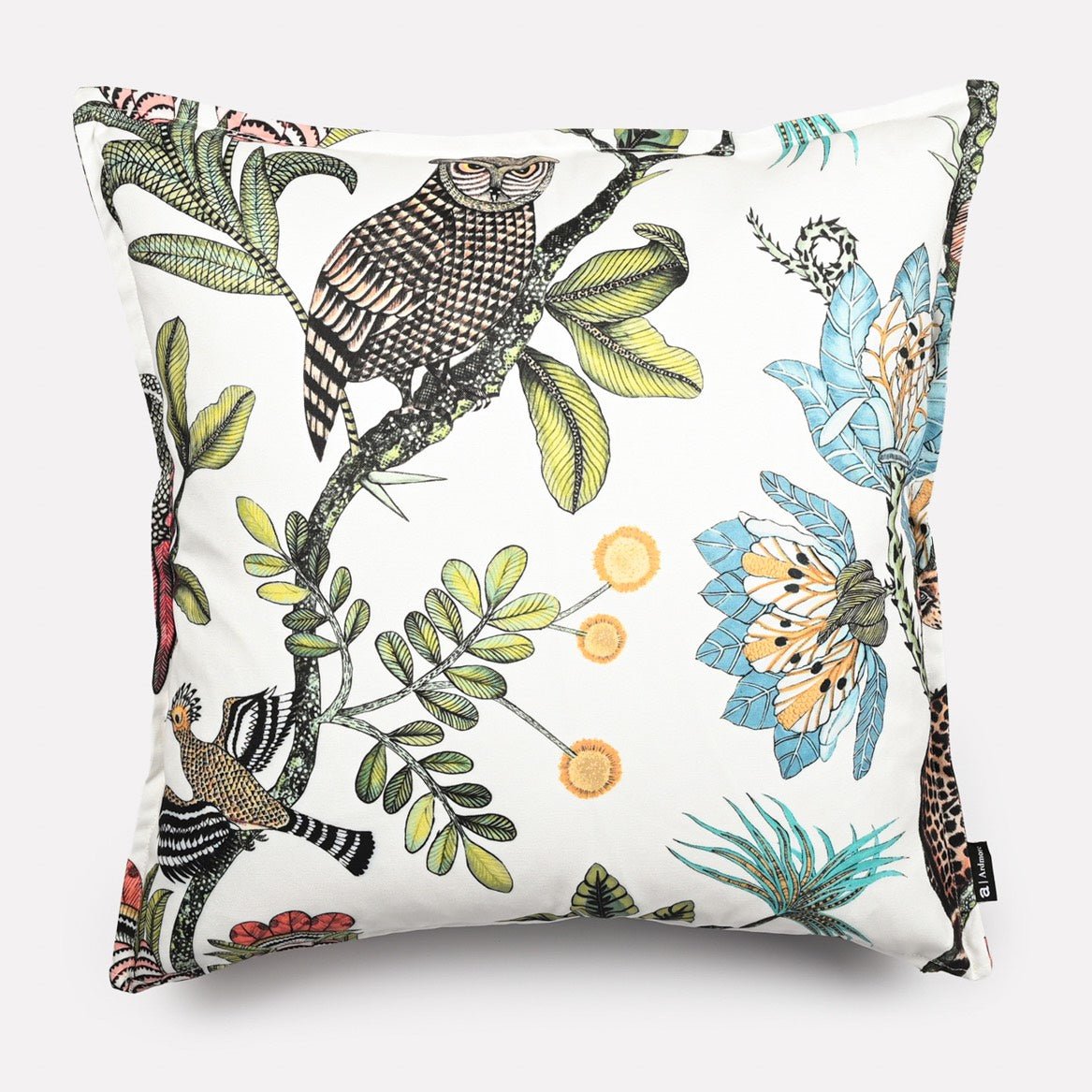Camp Critters Coral Outdoor Cushion Cover