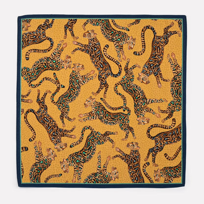 Cheetah King Napkins Gold (PAIR)