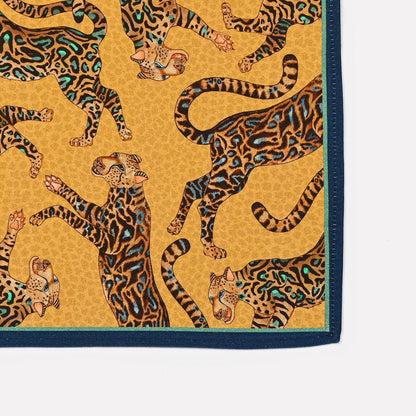 Cheetah King Napkins Gold (PAIR)