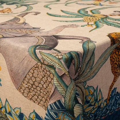 Sabie Linen Tablecloth in Tanzanite