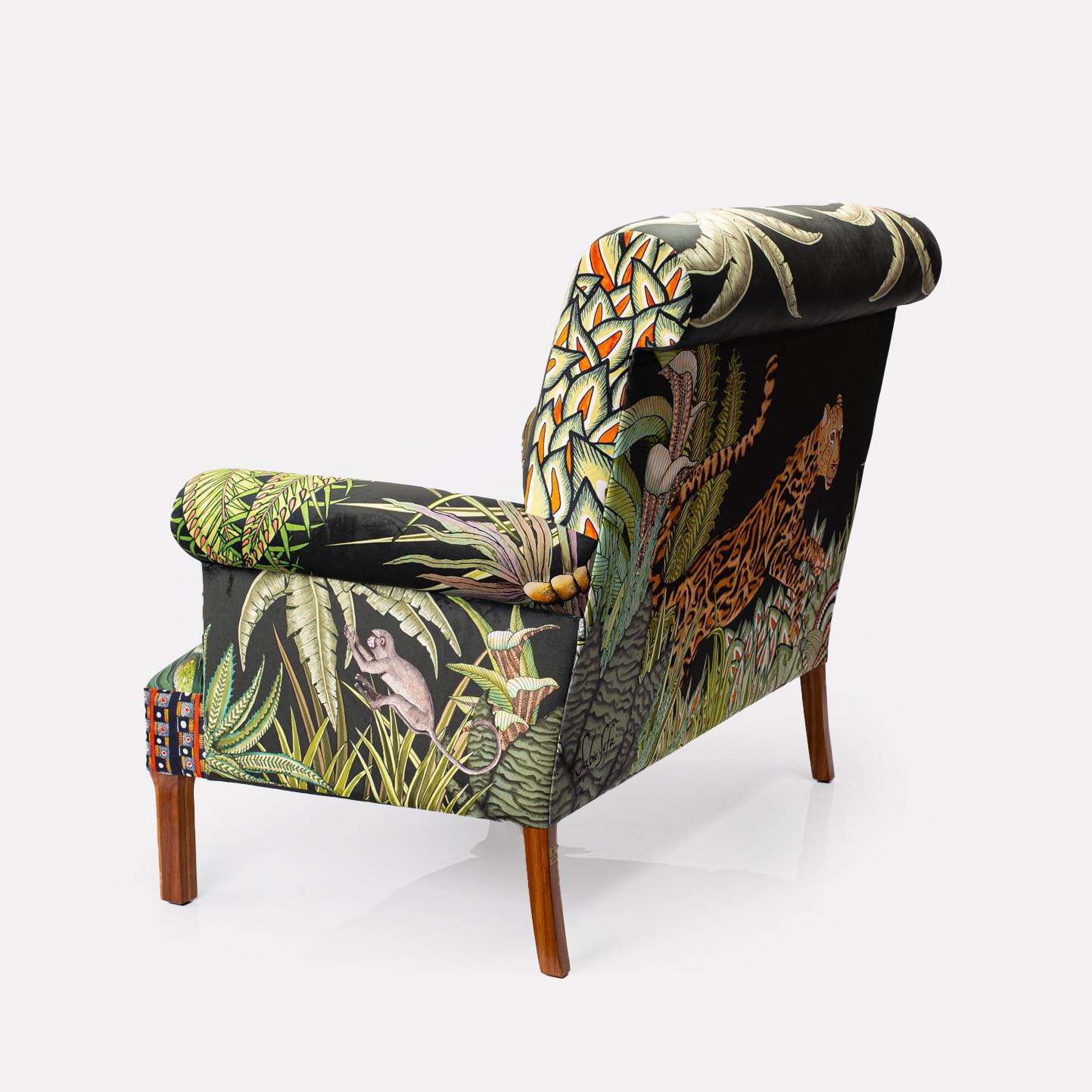 Low-angle shot capturing the luxurious seating depth and firm, supportive backrest.