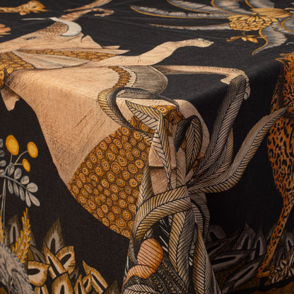 Sabie Square Tablecloth in Gold