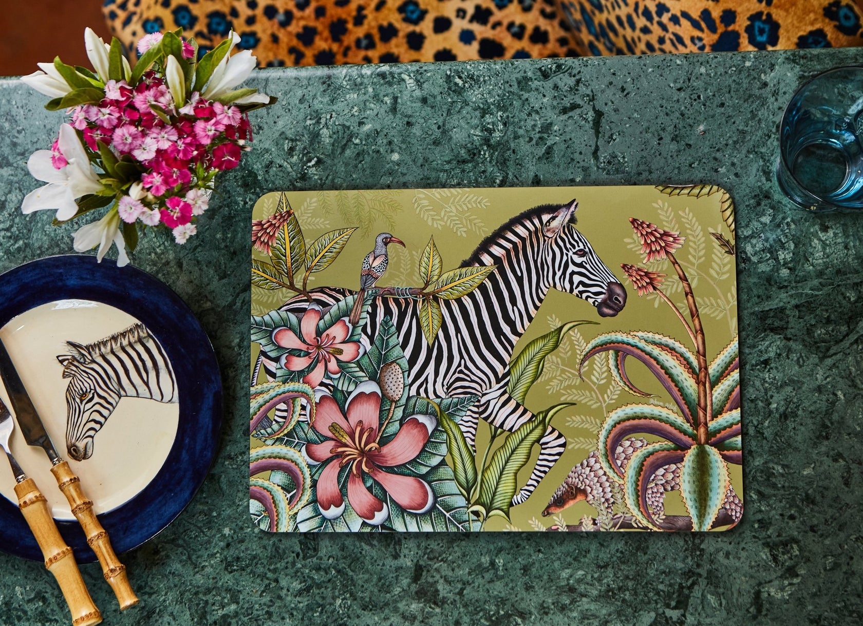 Ardmore Thanda Stripe Delta Placemats Chic African Table Décor